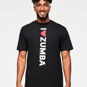 ZUMBAWEAR I Love Zumba Tee NWT - Color Black - One Size Fits Most